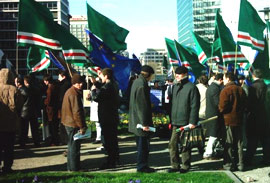 В городах Европы состоялись митинги и демонстрации в поддержку Ичкерии