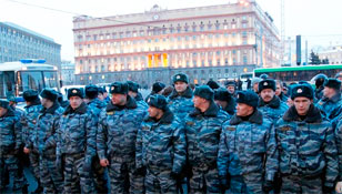 Обстановка в Москве в районе Лубянской площади накаляется