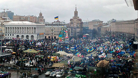 Киев. Евромайдан снова бурлит