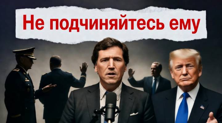 «Не подчиняйтесь ему!»: Такер Карлсон призвал военных и чиновников не подчиняться Трампу